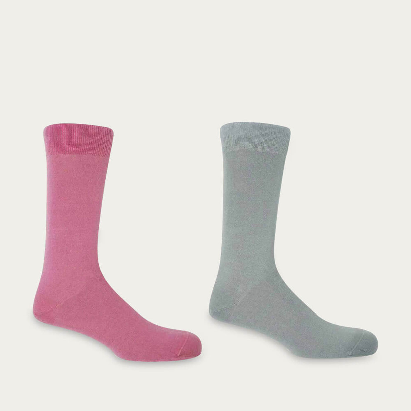 The Vibrant Pink and Grey Classic Socks | Bombinate
